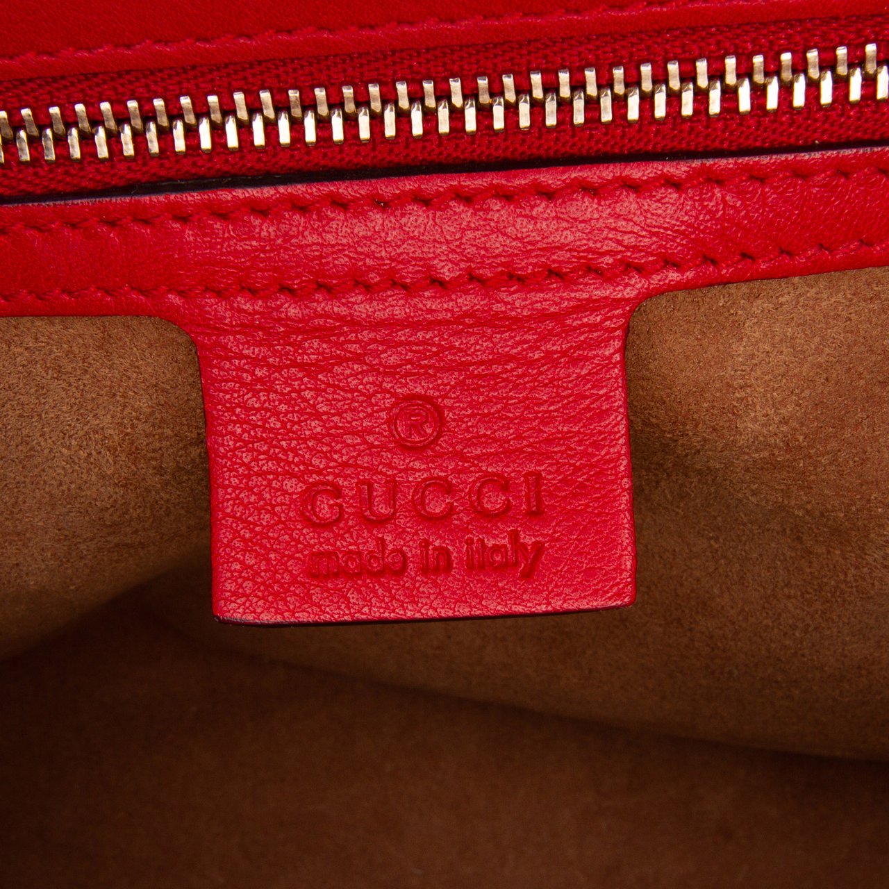 Gucci Medium Bicolor Leather Padlock Shoulder Bag Roze