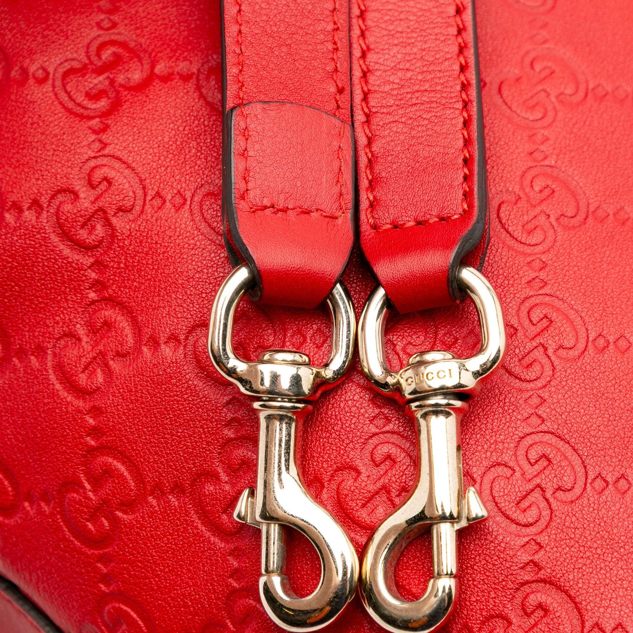 Gucci Guccissima Miss GG Satchel Rood