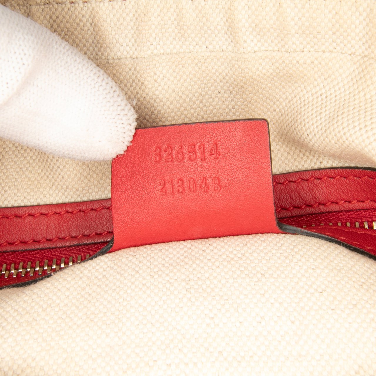 Gucci Guccissima Miss GG Satchel Rood