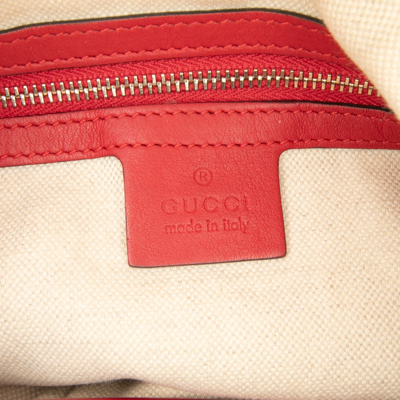 Gucci Guccissima Miss GG Satchel Rood