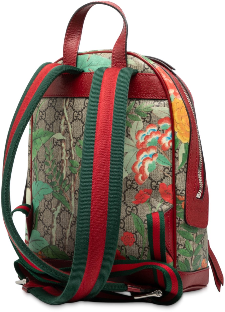 Gucci Small GG Supreme Tian Backpack Bruin