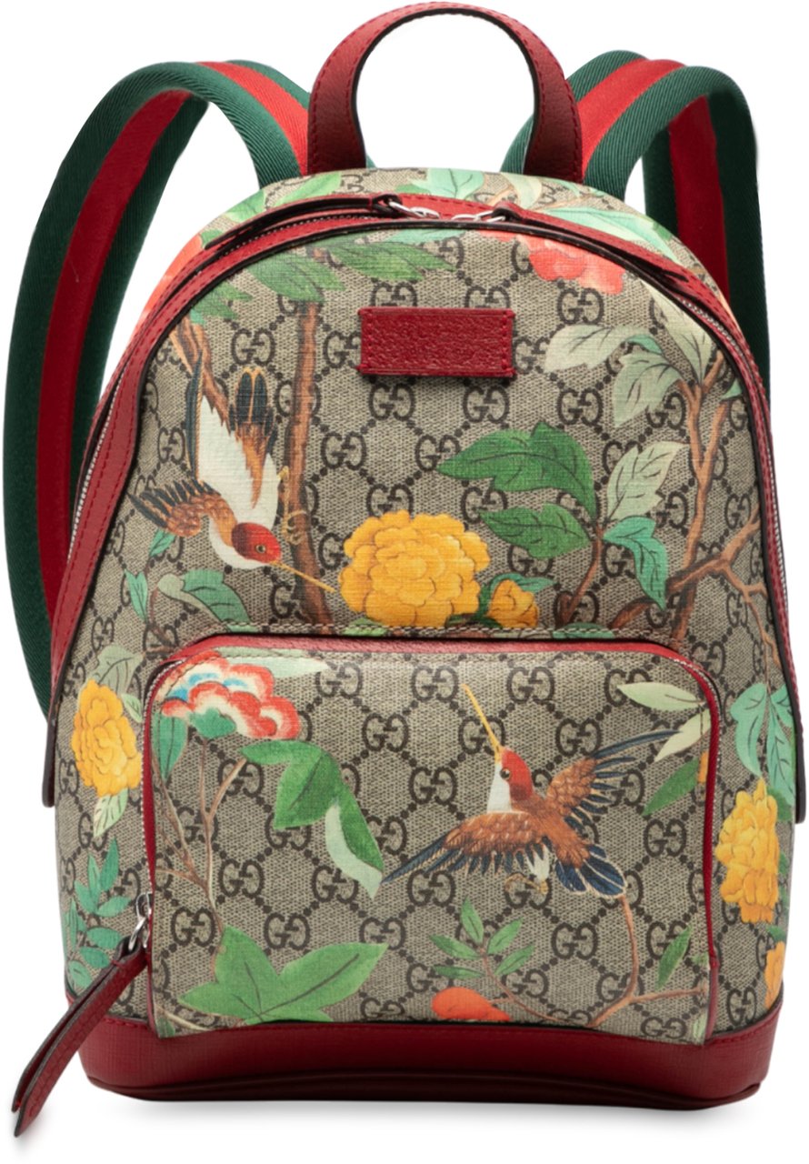 Gucci Small GG Supreme Tian Backpack Bruin