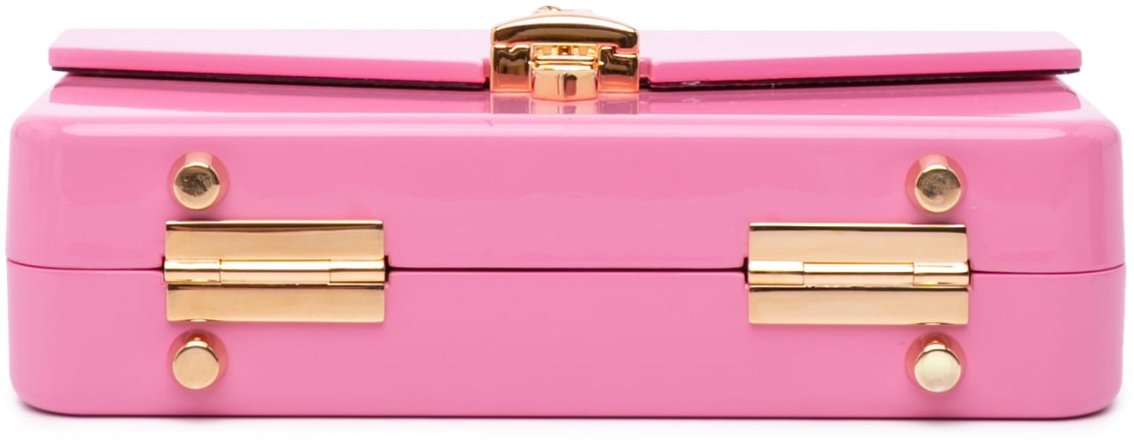 Gucci Mini Acrylic Sylvie 1969 Top Handle Bag Roze