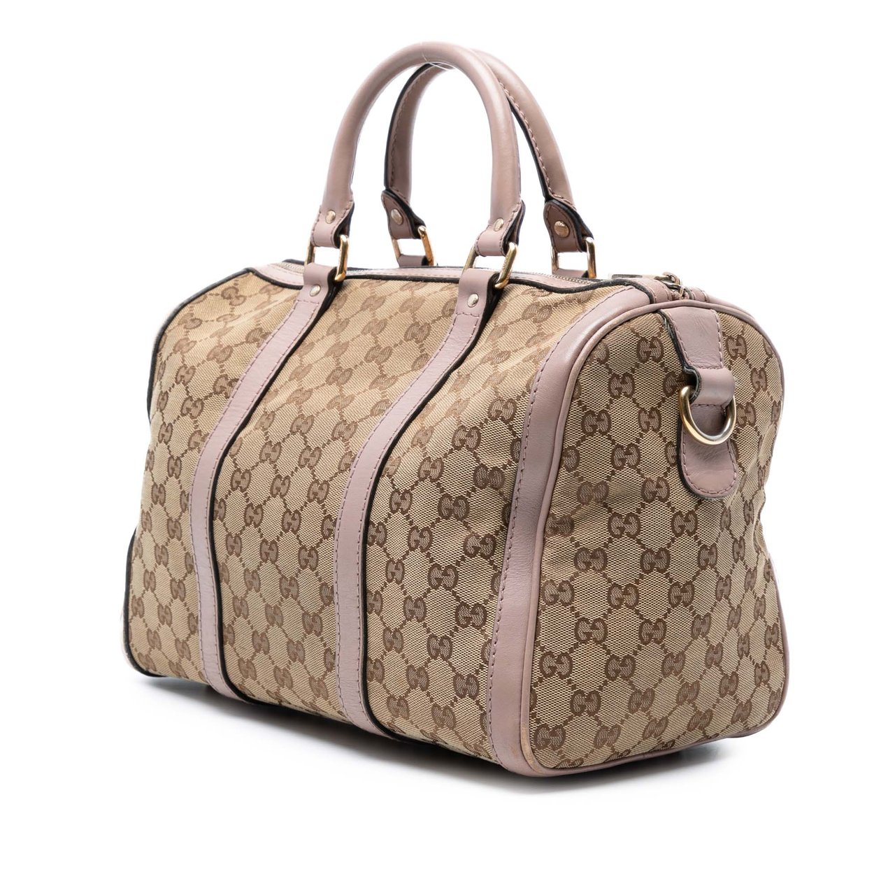Gucci Medium GG Canvas Joy Boston Bag Bruin