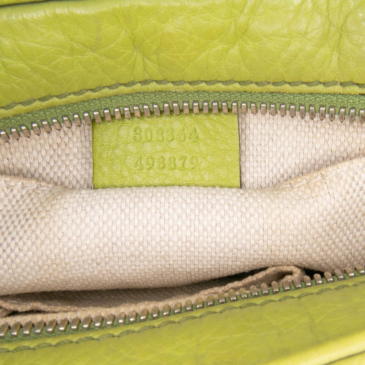 Gucci Leather Soho Disco Crossbody Groen