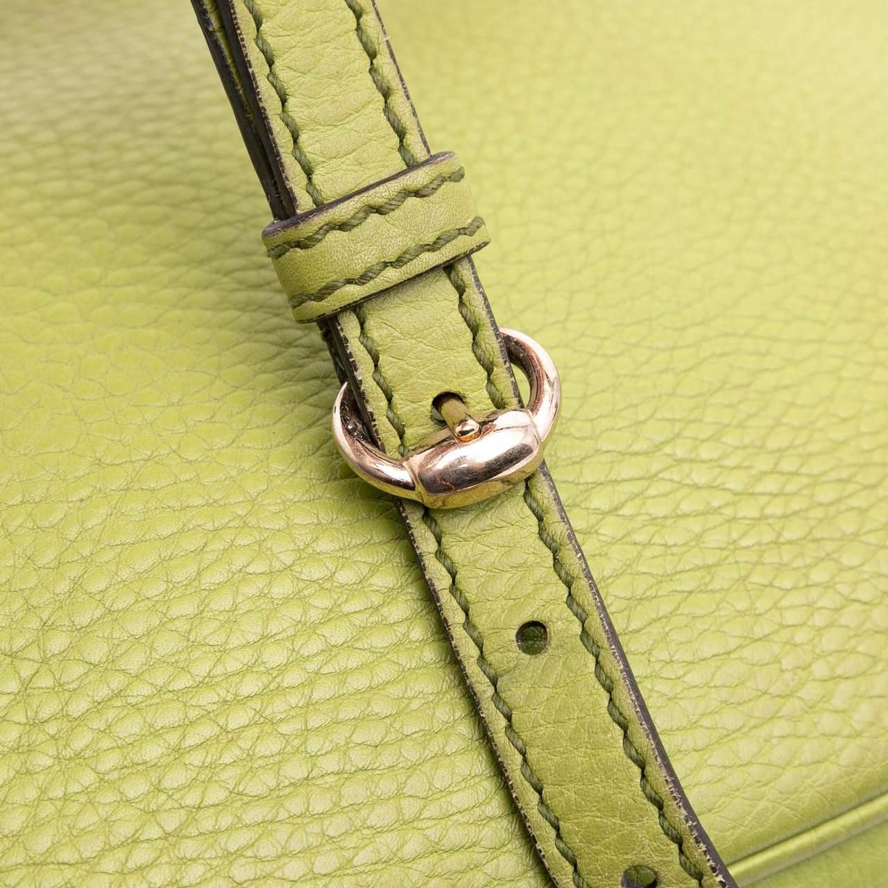 Gucci Leather Soho Disco Crossbody Groen