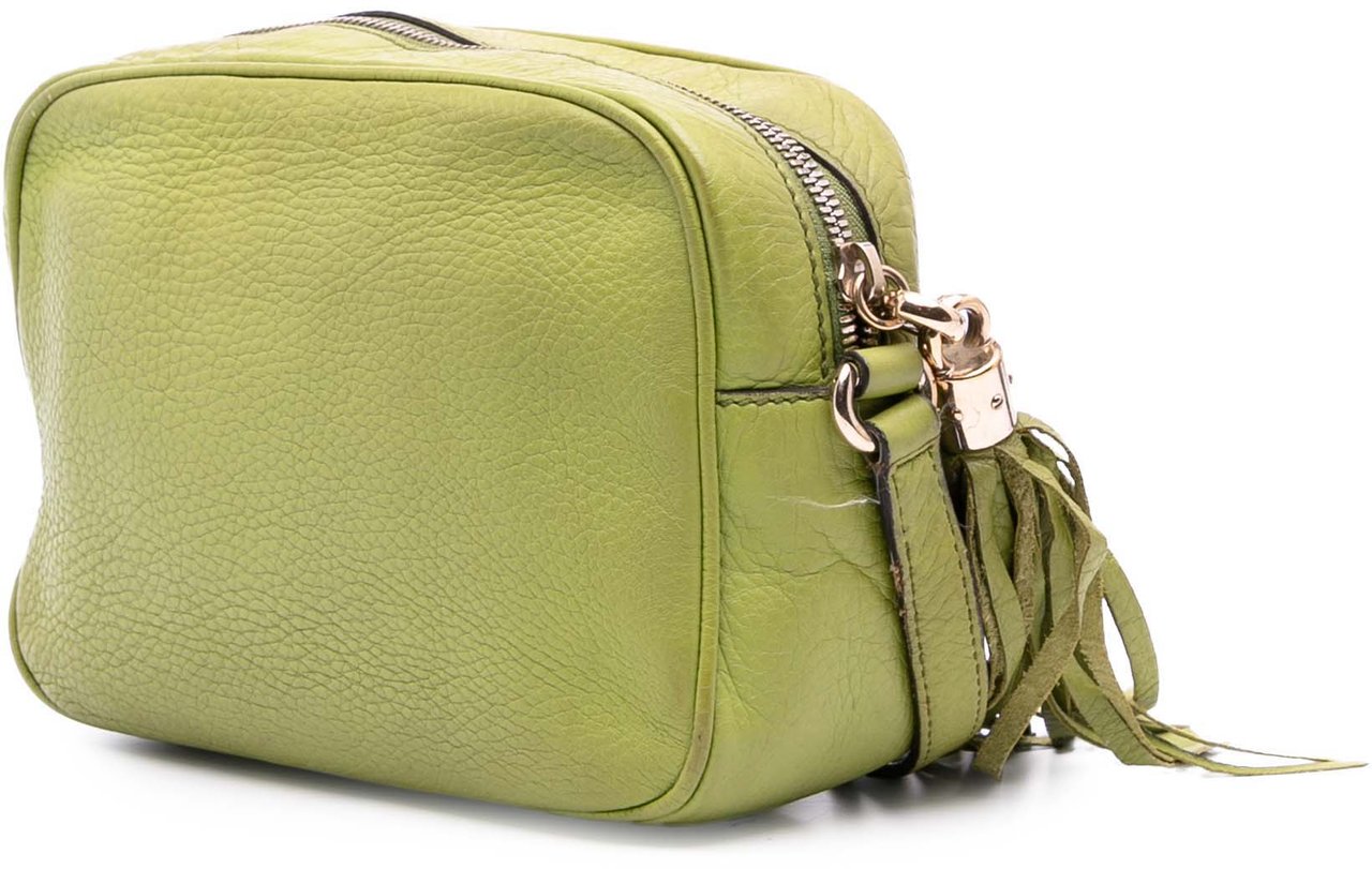 Gucci Leather Soho Disco Crossbody Groen
