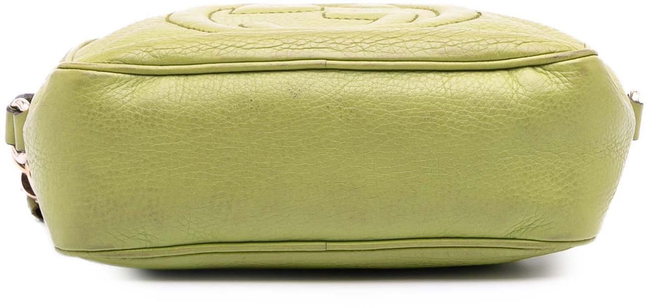 Gucci Leather Soho Disco Crossbody Groen