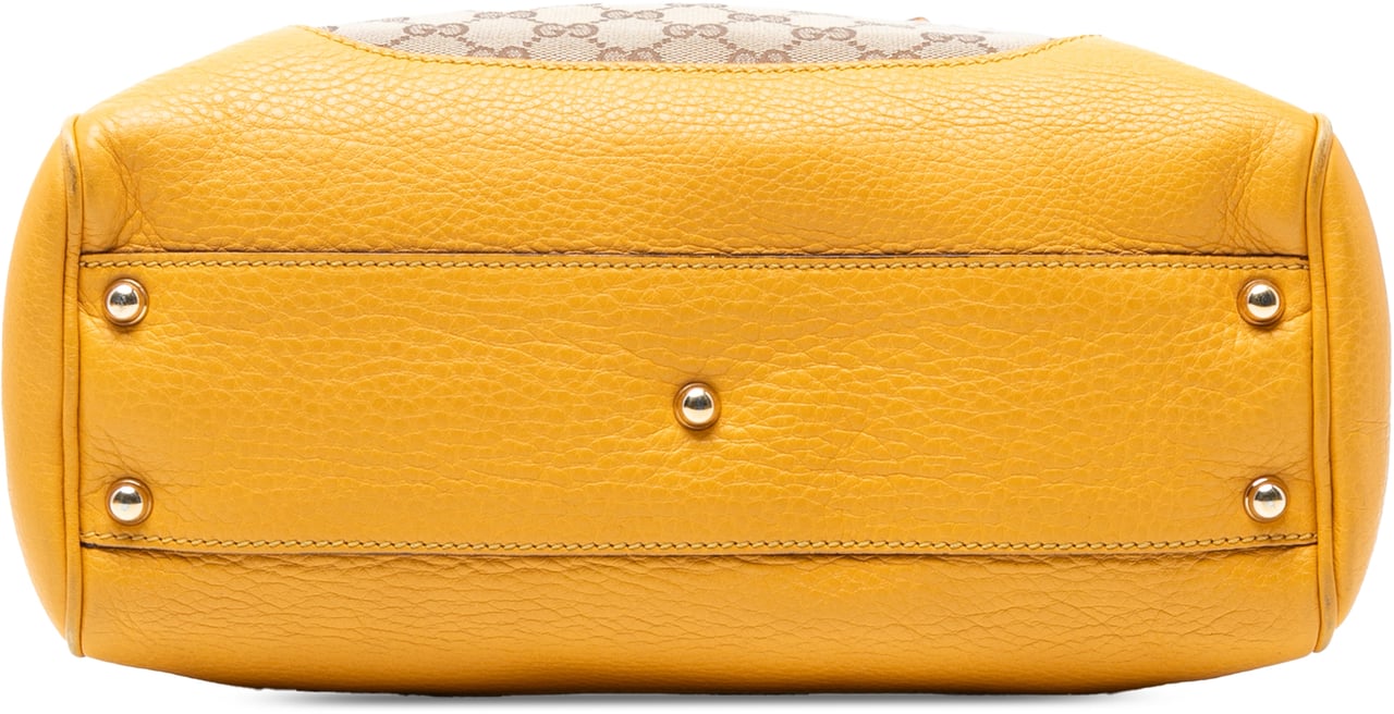 Gucci Small GG Canvas Diana Bamboo Top Handle Tote Bruin