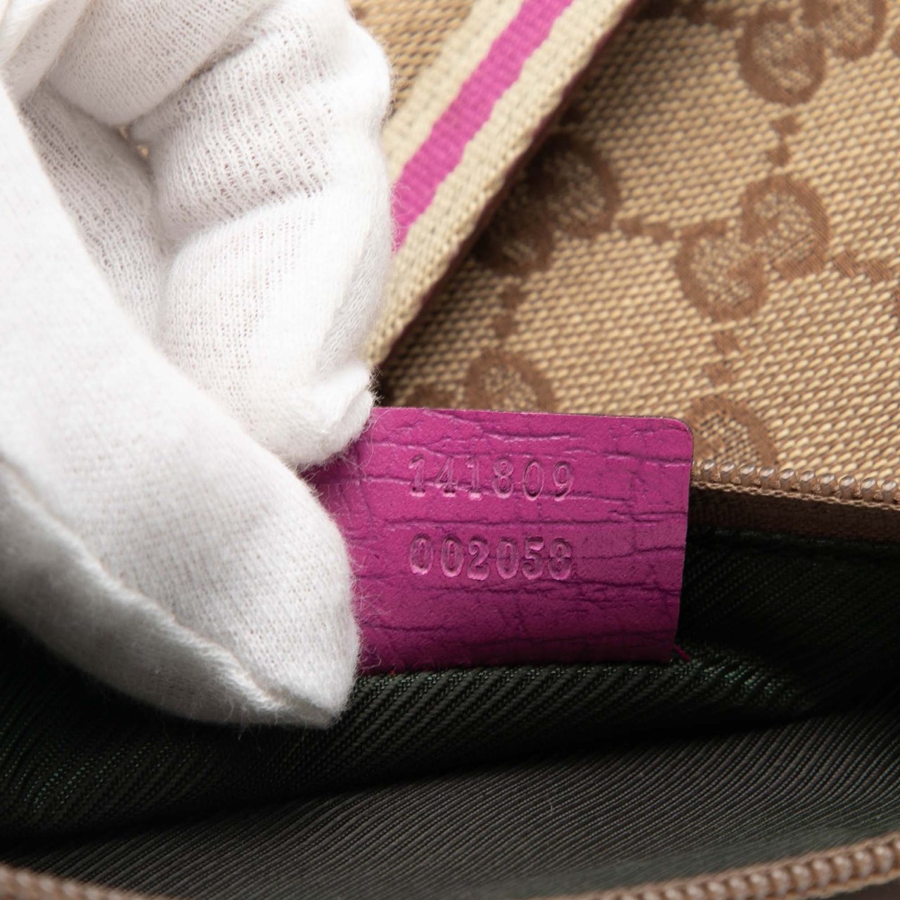 Gucci GG Canvas Web Boat Bruin