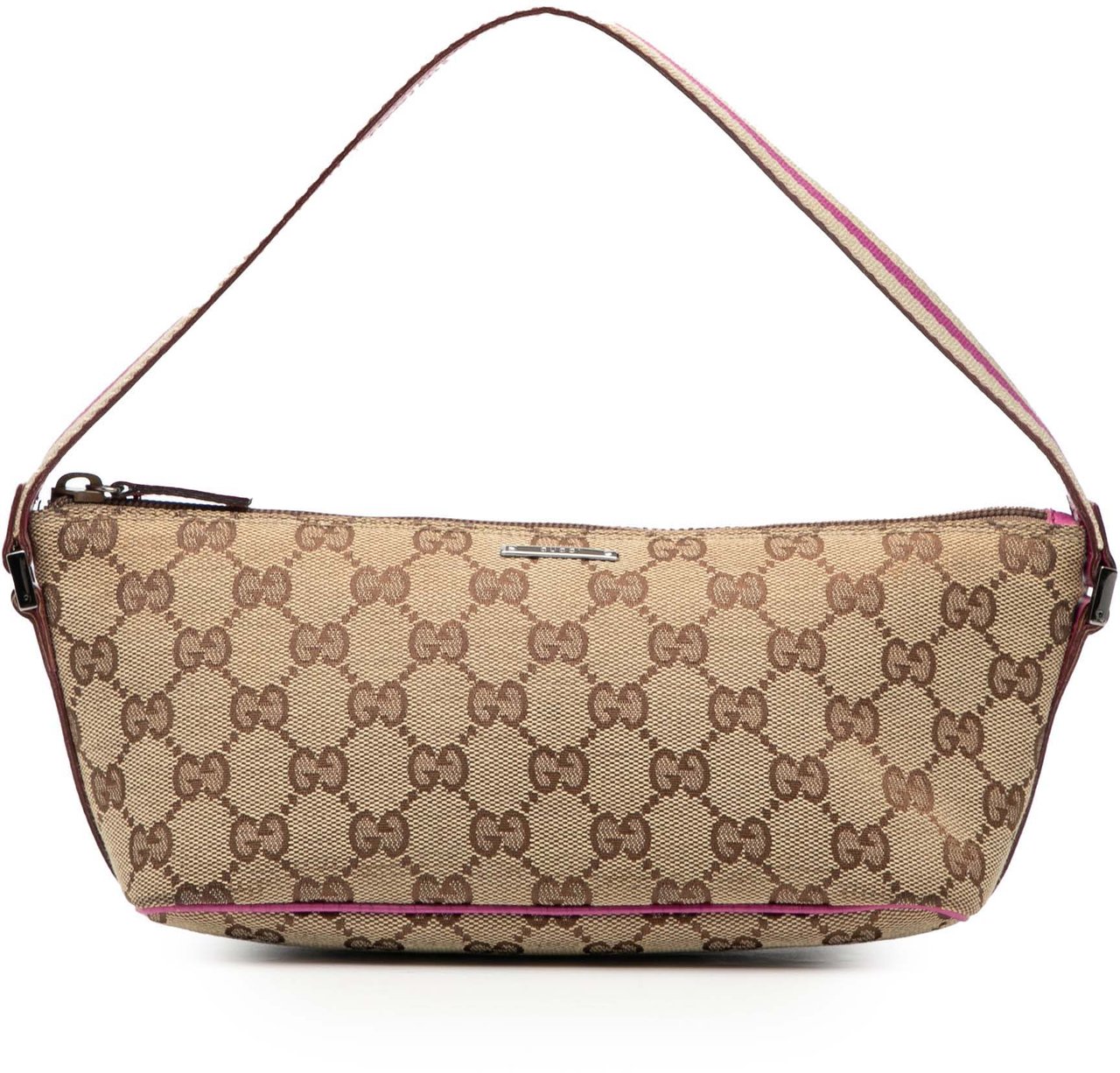Gucci GG Canvas Web Boat Bruin