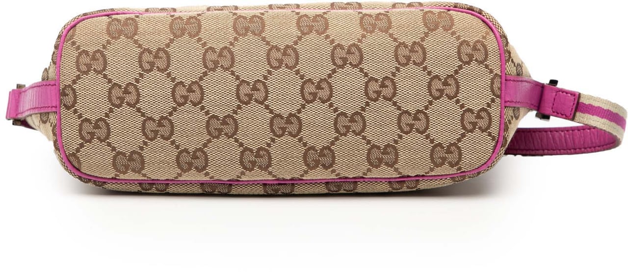 Gucci GG Canvas Web Boat Bruin