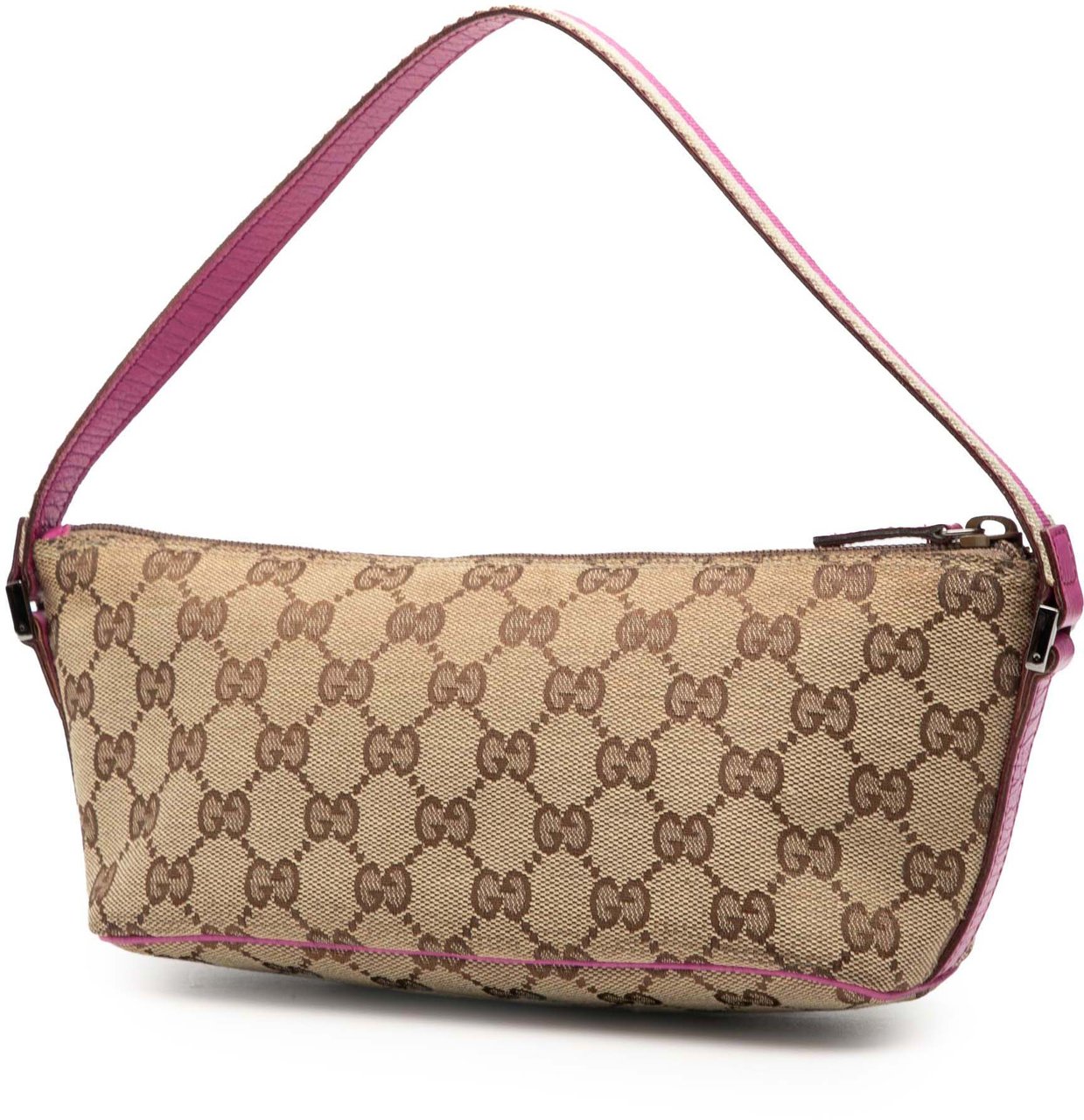Gucci GG Canvas Web Boat Bruin