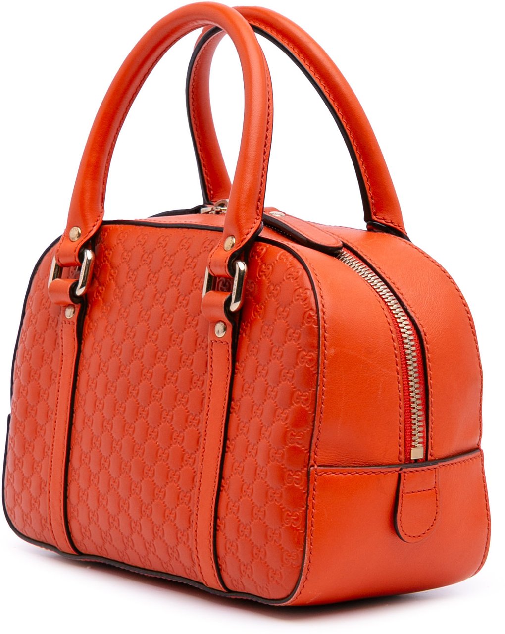 Gucci Small Microguccissima Bree Satchel Oranje