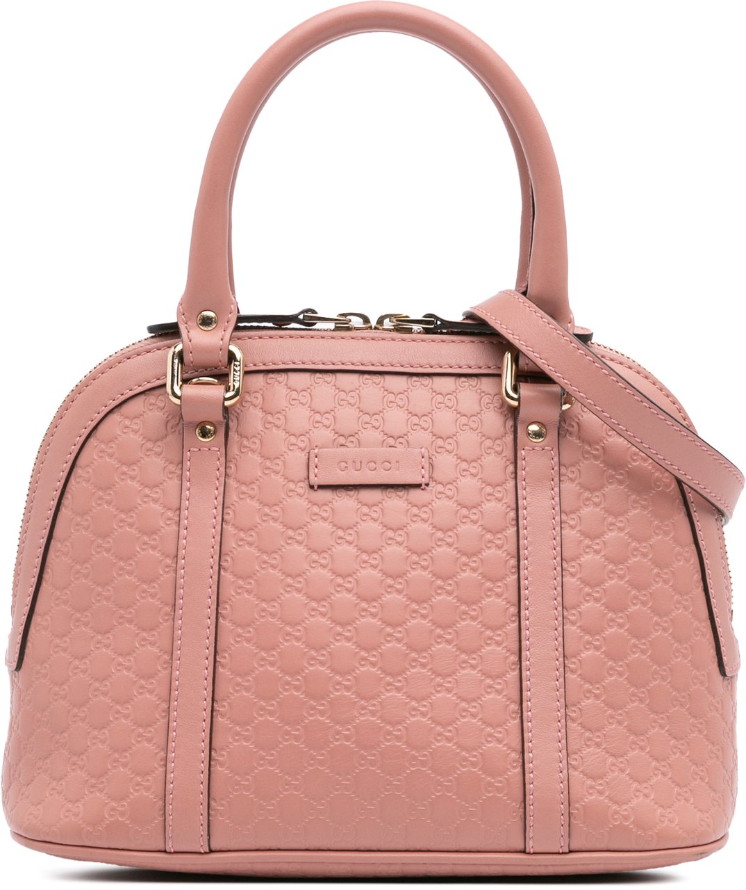Gucci Mini Microguccissima Dome Satchel Roze