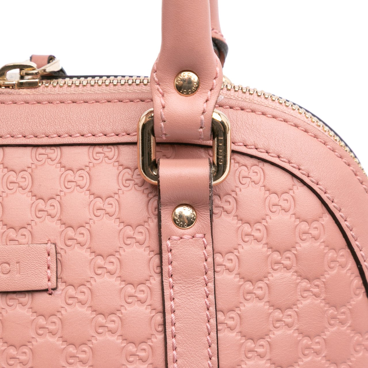 Gucci Mini Microguccissima Dome Satchel Roze