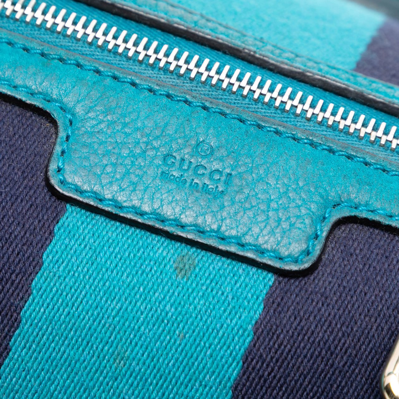 Gucci Small GG Canvas Web Joy Boston Bag Bruin