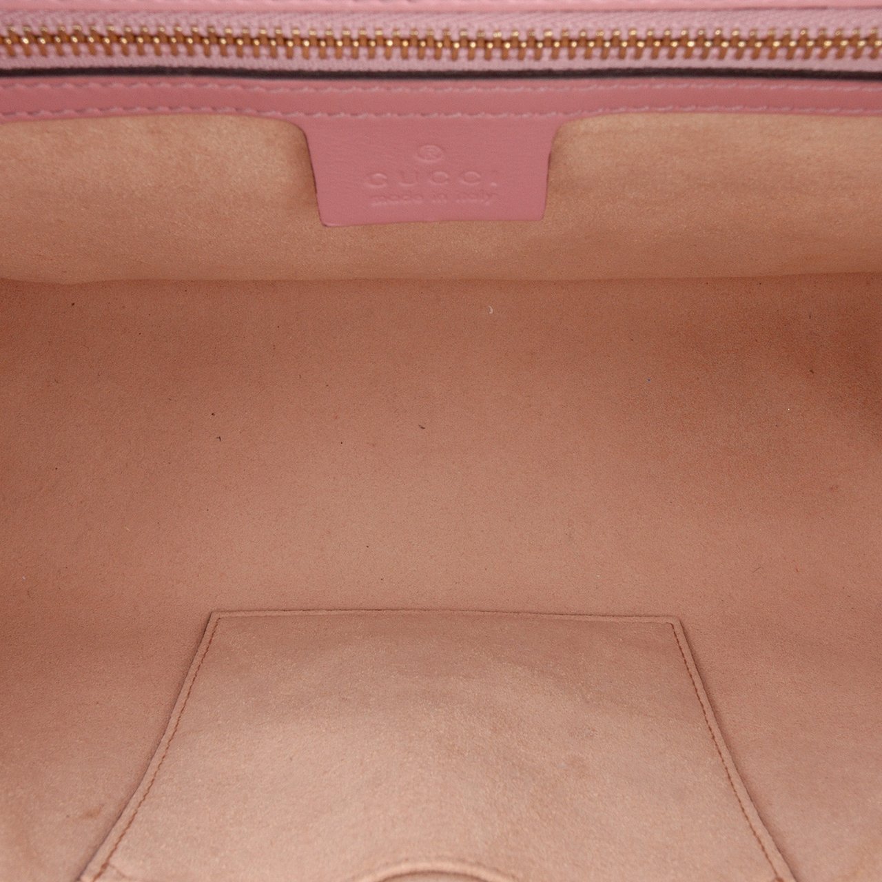 Gucci Medium Guccissima Padlock Shoulder Bag Roze