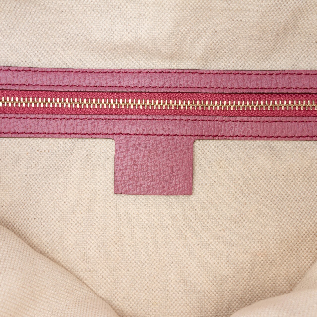 Gucci Medium GG Canvas Bree Satchel Bruin