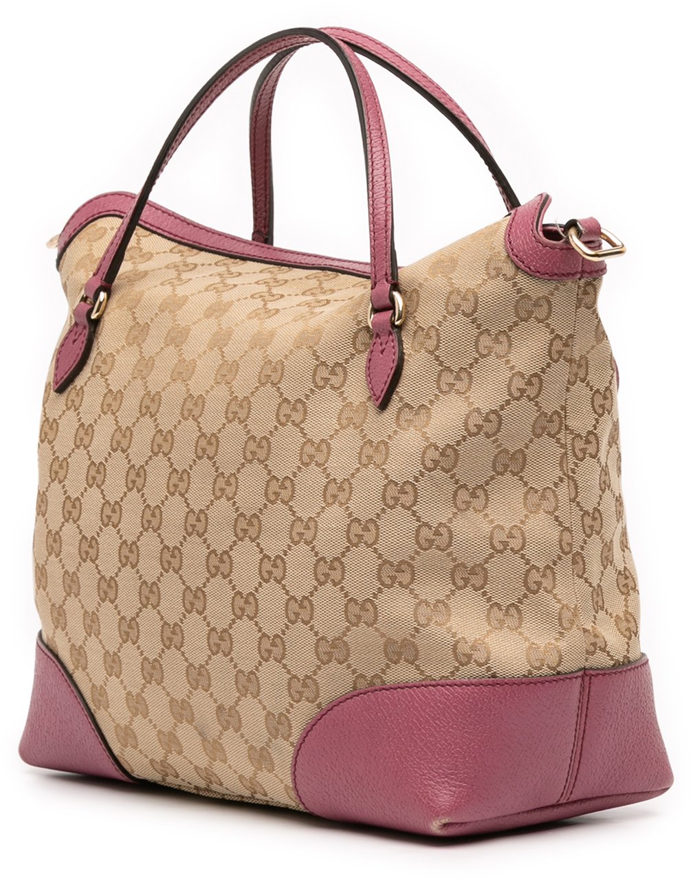 Gucci Medium GG Canvas Bree Satchel Bruin