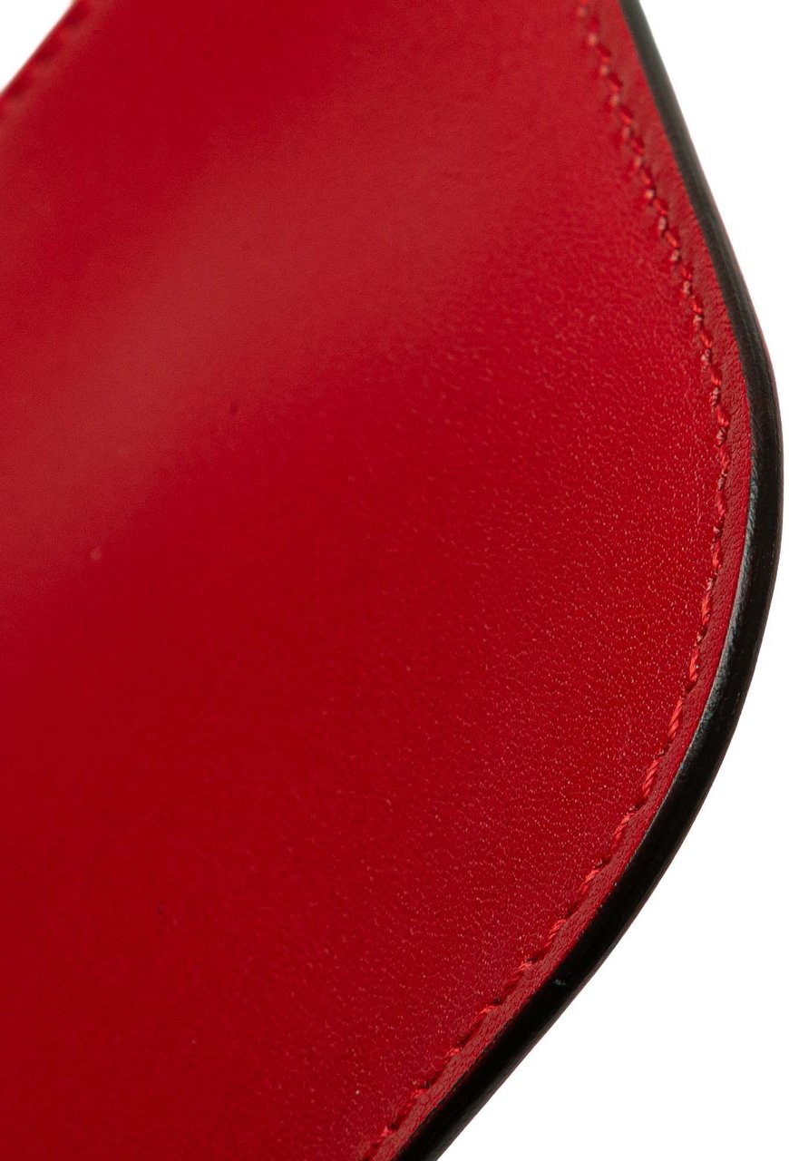 Gucci Leather Craft Pouch Rood