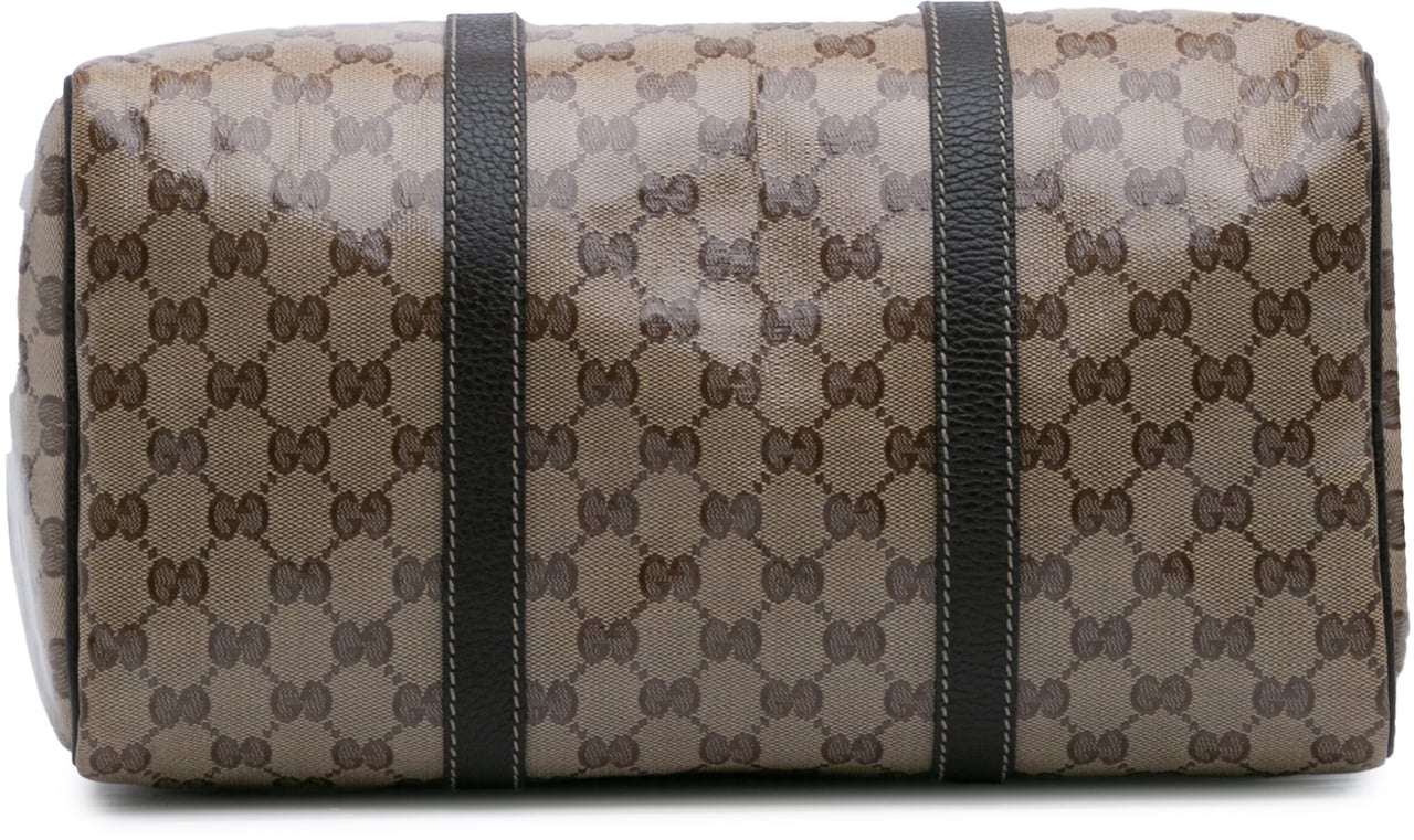 Gucci Medium GG Crystal Joy Boston Bag Bruin