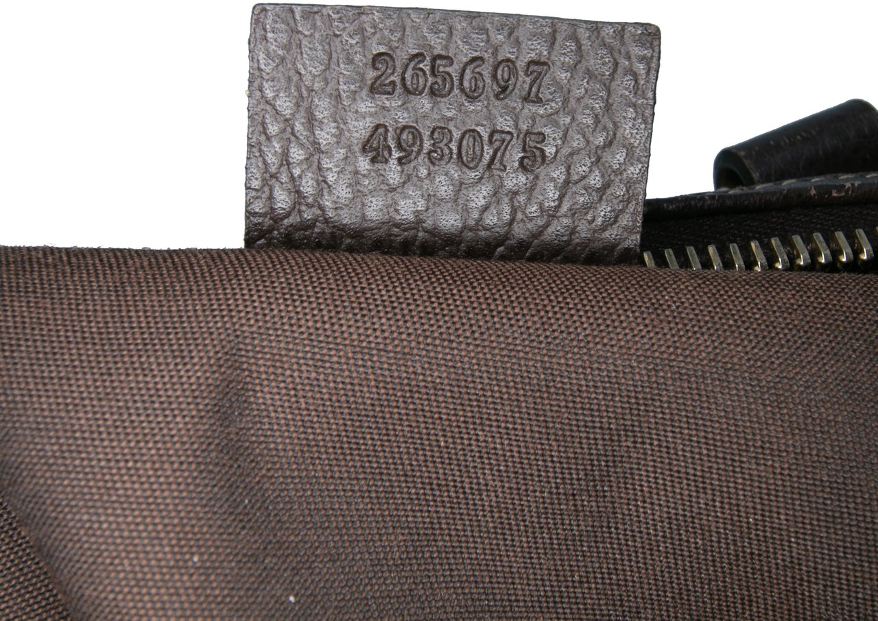 Gucci Medium GG Crystal Joy Boston Bag Bruin