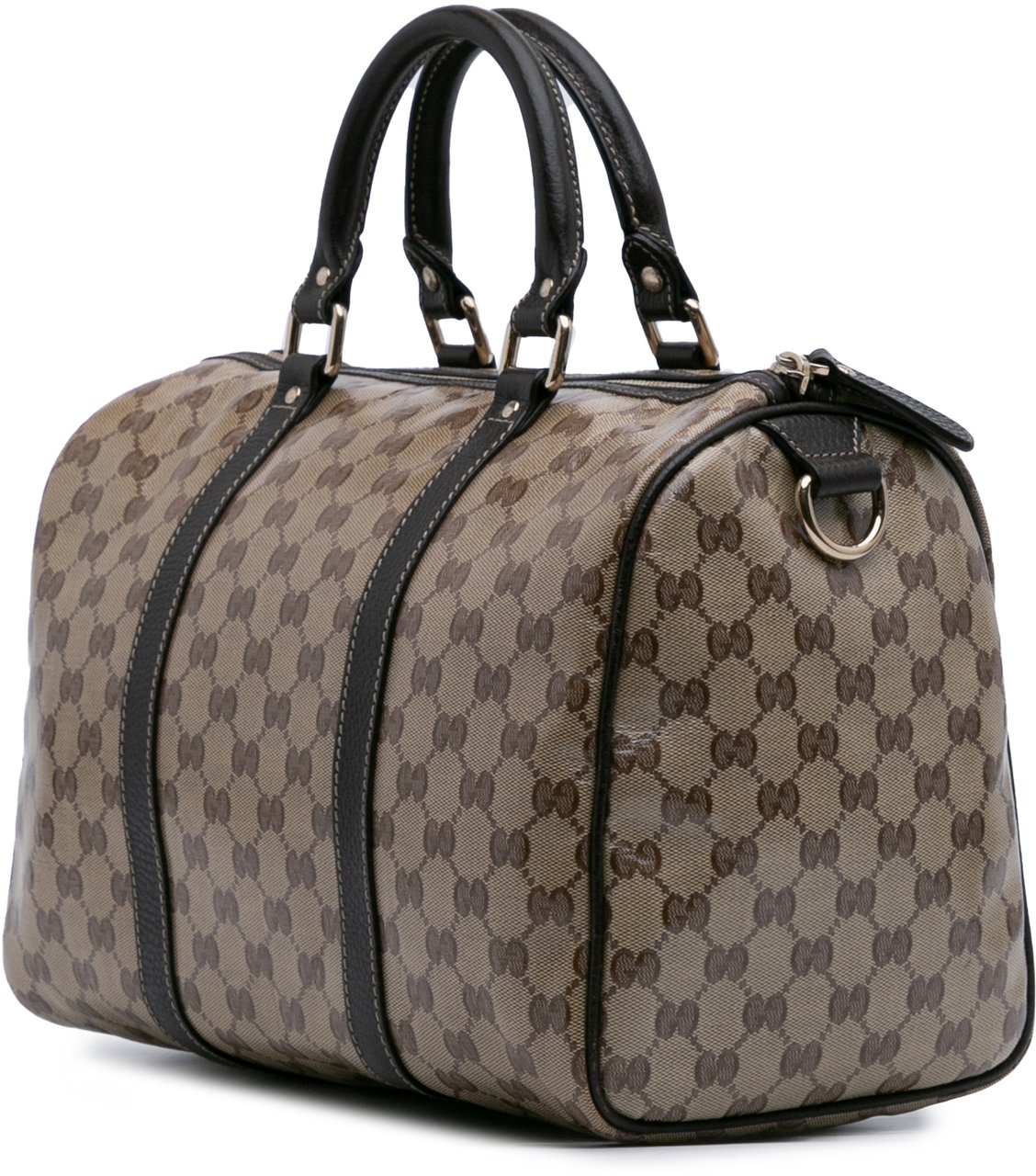 Gucci Medium GG Crystal Joy Boston Bag Bruin