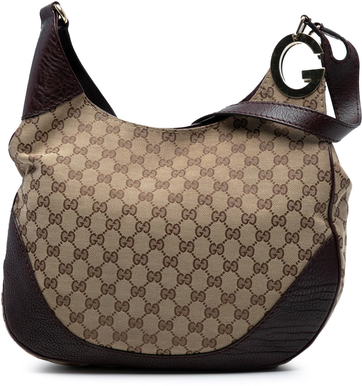 Gucci GG Canvas Charlotte Crossbody Bruin