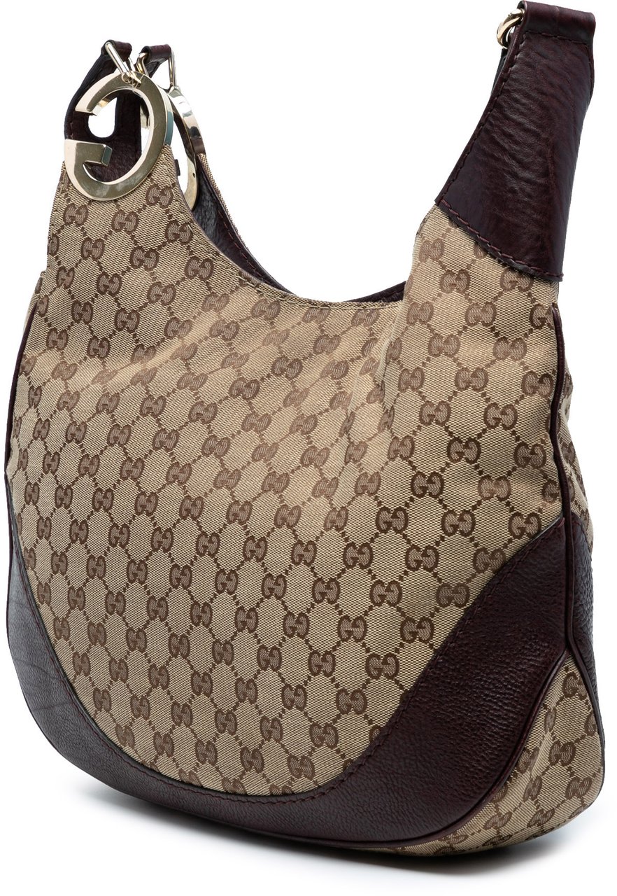 Gucci GG Canvas Charlotte Crossbody Bruin