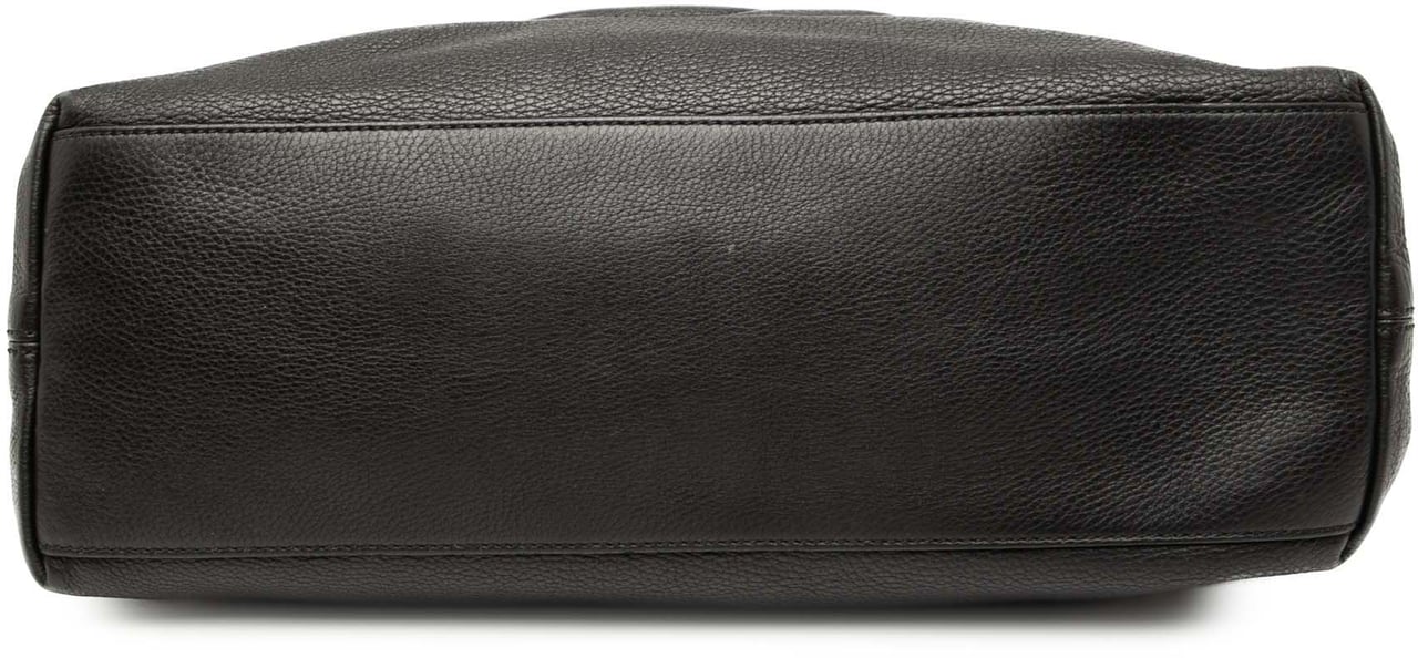 Gucci Medium Leather Soho Chain Tote Zwart