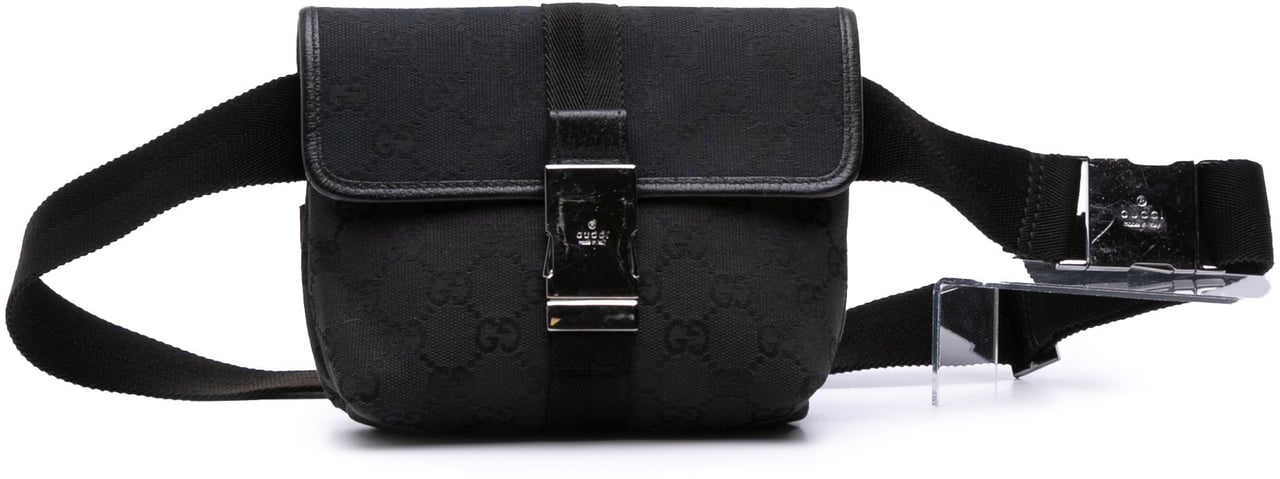 Gucci GG Canvas Belt Bag Zwart