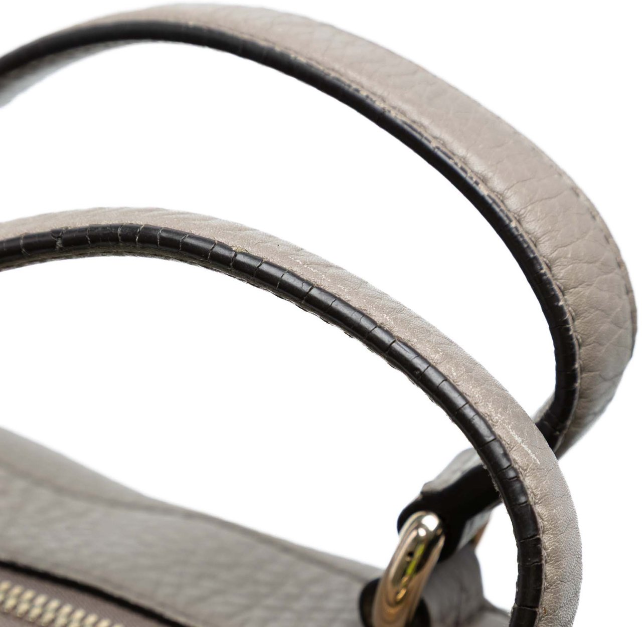 Gucci Pebbled Calfskin Soho Cellarius Boston Bruin