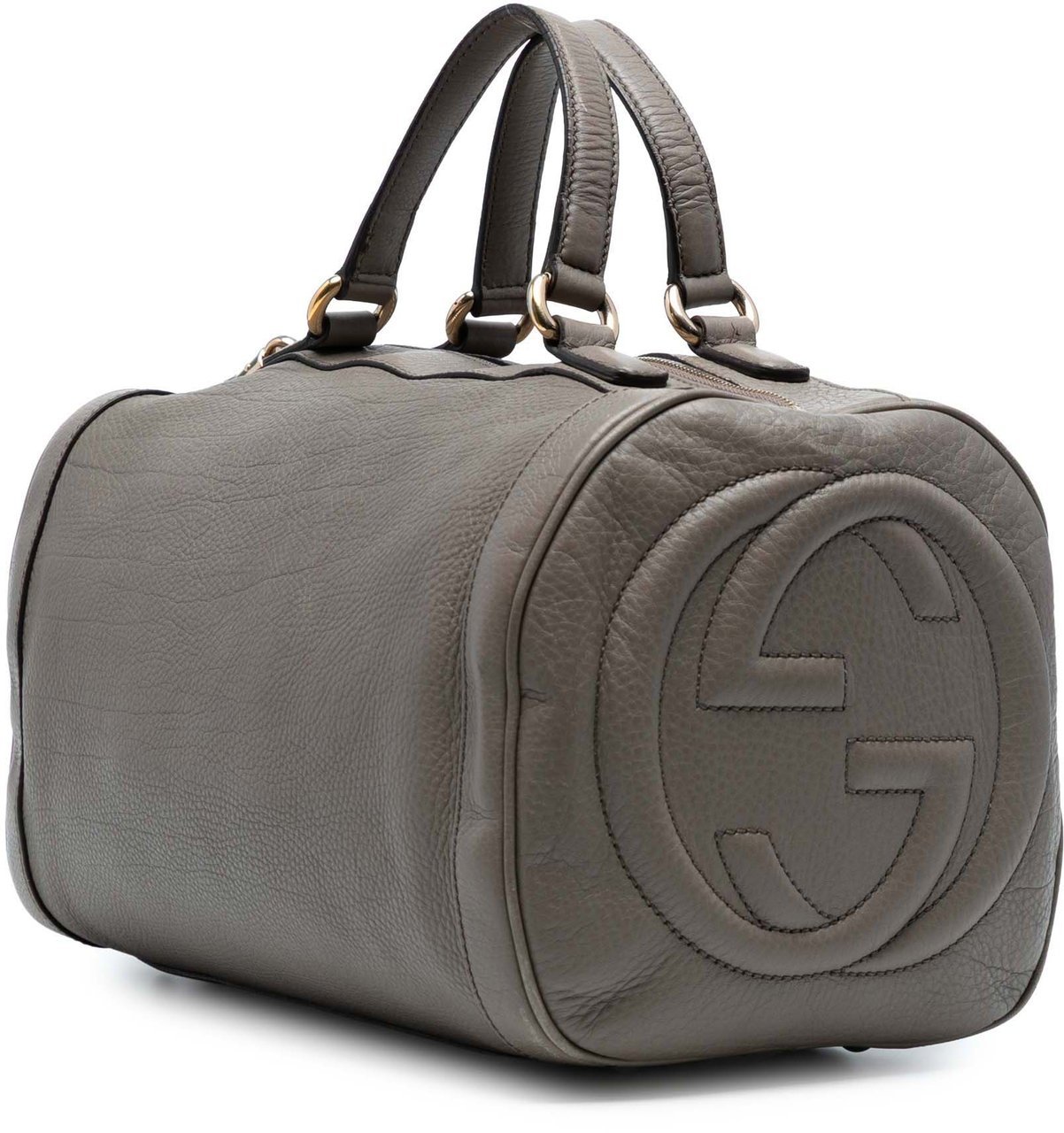 Gucci Pebbled Calfskin Soho Cellarius Boston Bruin