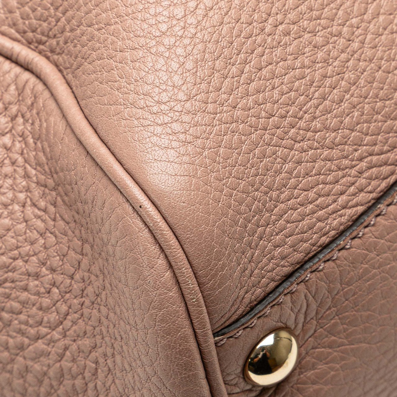 Gucci Small Calfskin Bamboo Shopper Satchel Roze