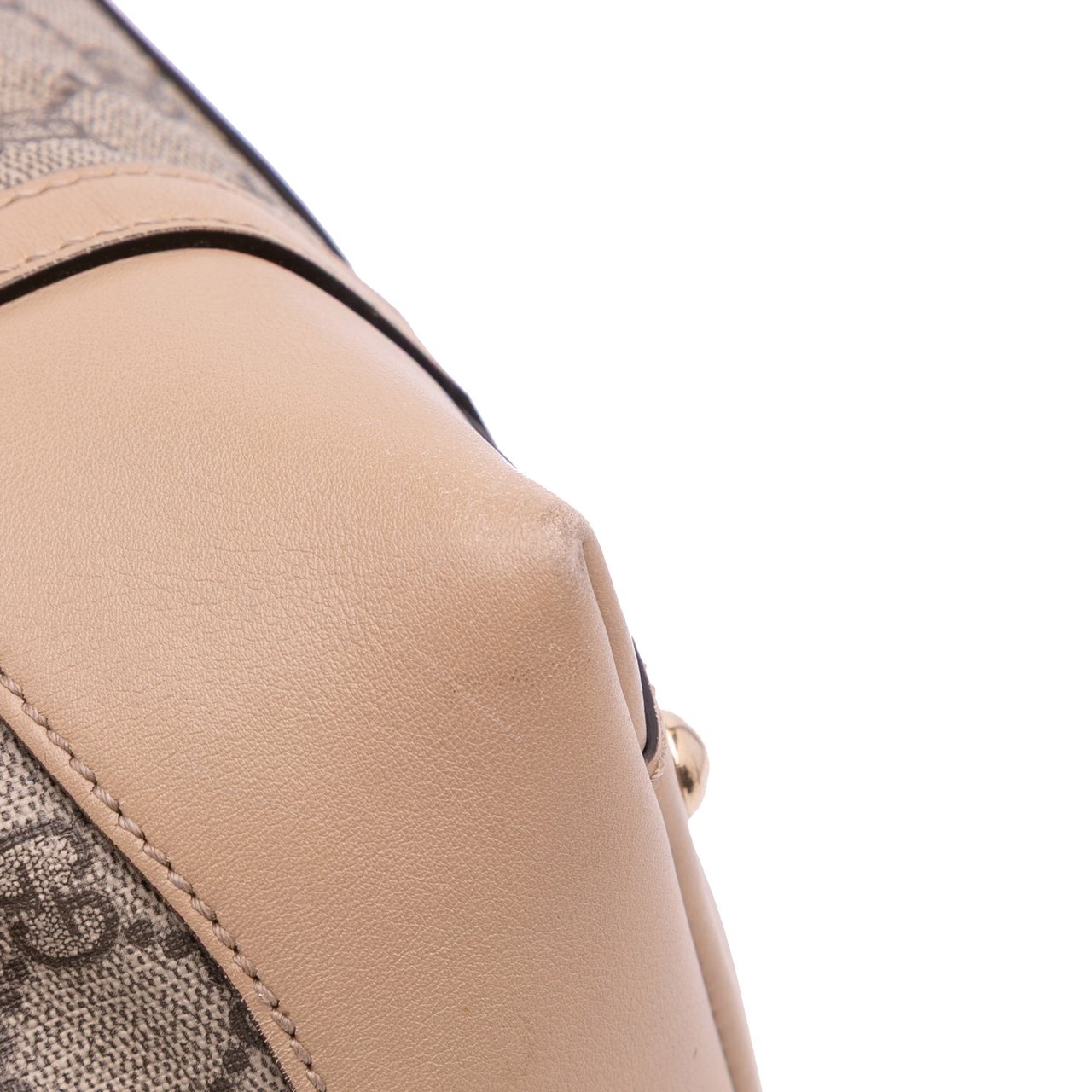 Gucci Large GG Supreme Nice Dome Satchel Bruin