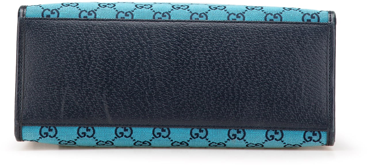 Gucci Small GG Canvas Interlocking G Tote Blauw