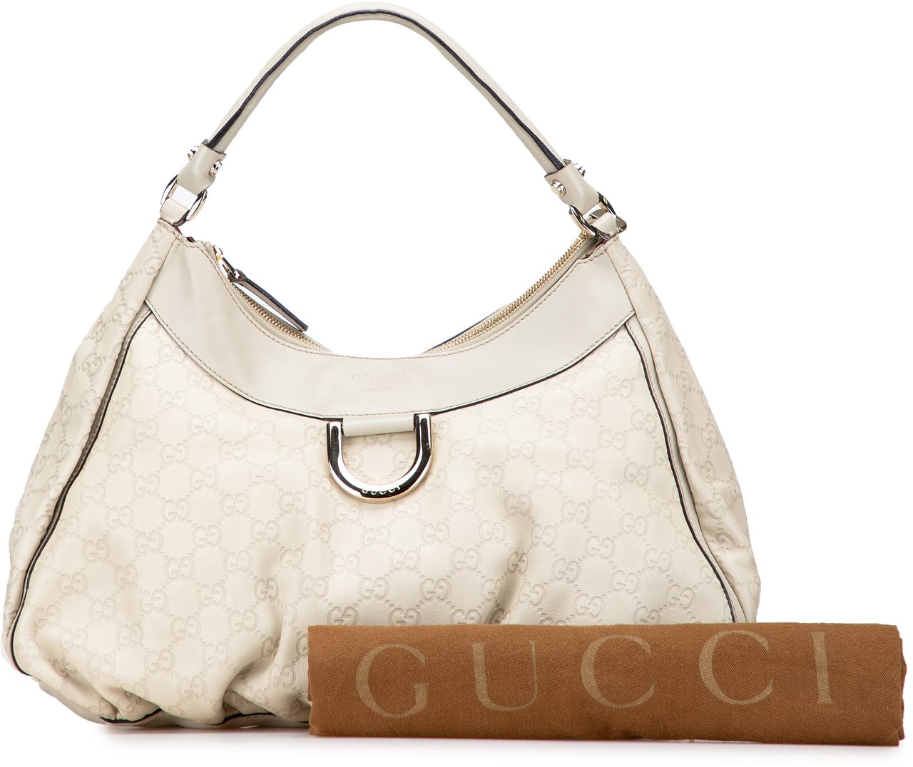 Gucci Guccissima Abbey D Ring Shoulder Bag Wit
