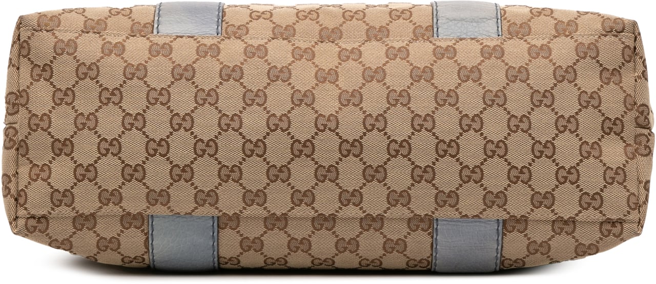 Gucci GG Canvas Bamboo Libeccio Tote Bruin