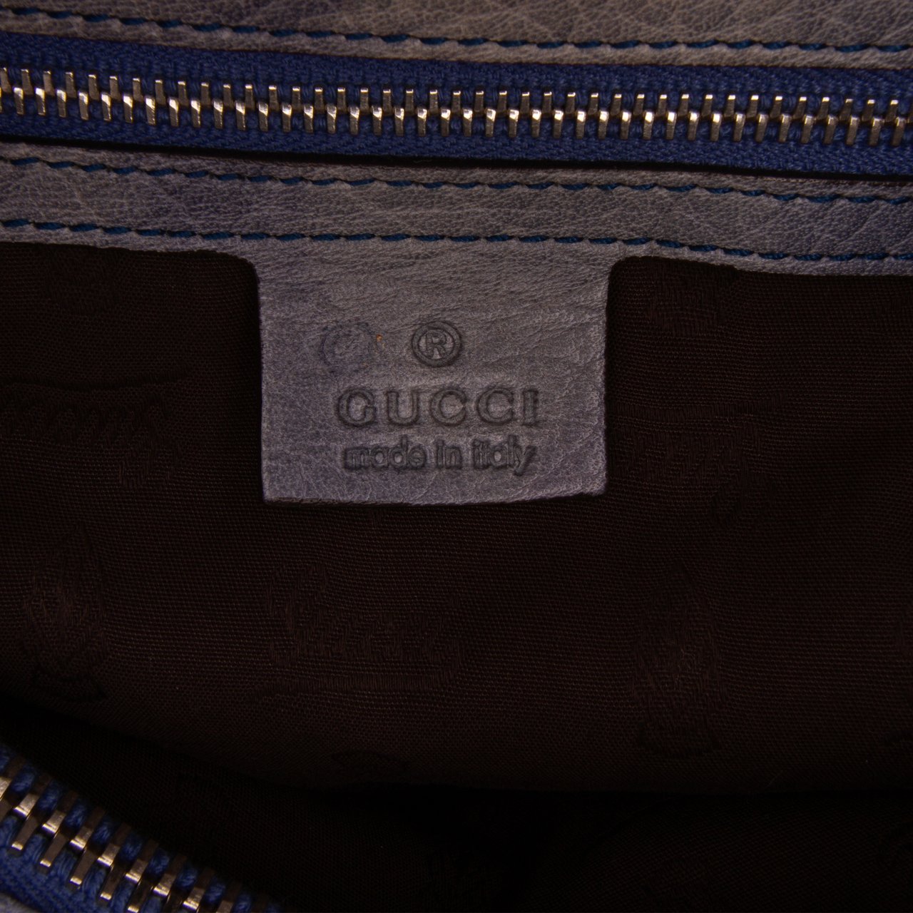 Gucci GG Canvas Bamboo Libeccio Tote Bruin