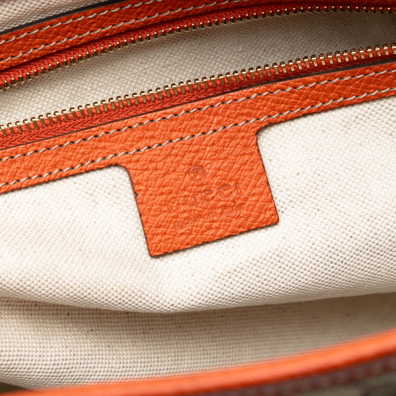 Gucci GG Canvas Bree Tote Bruin