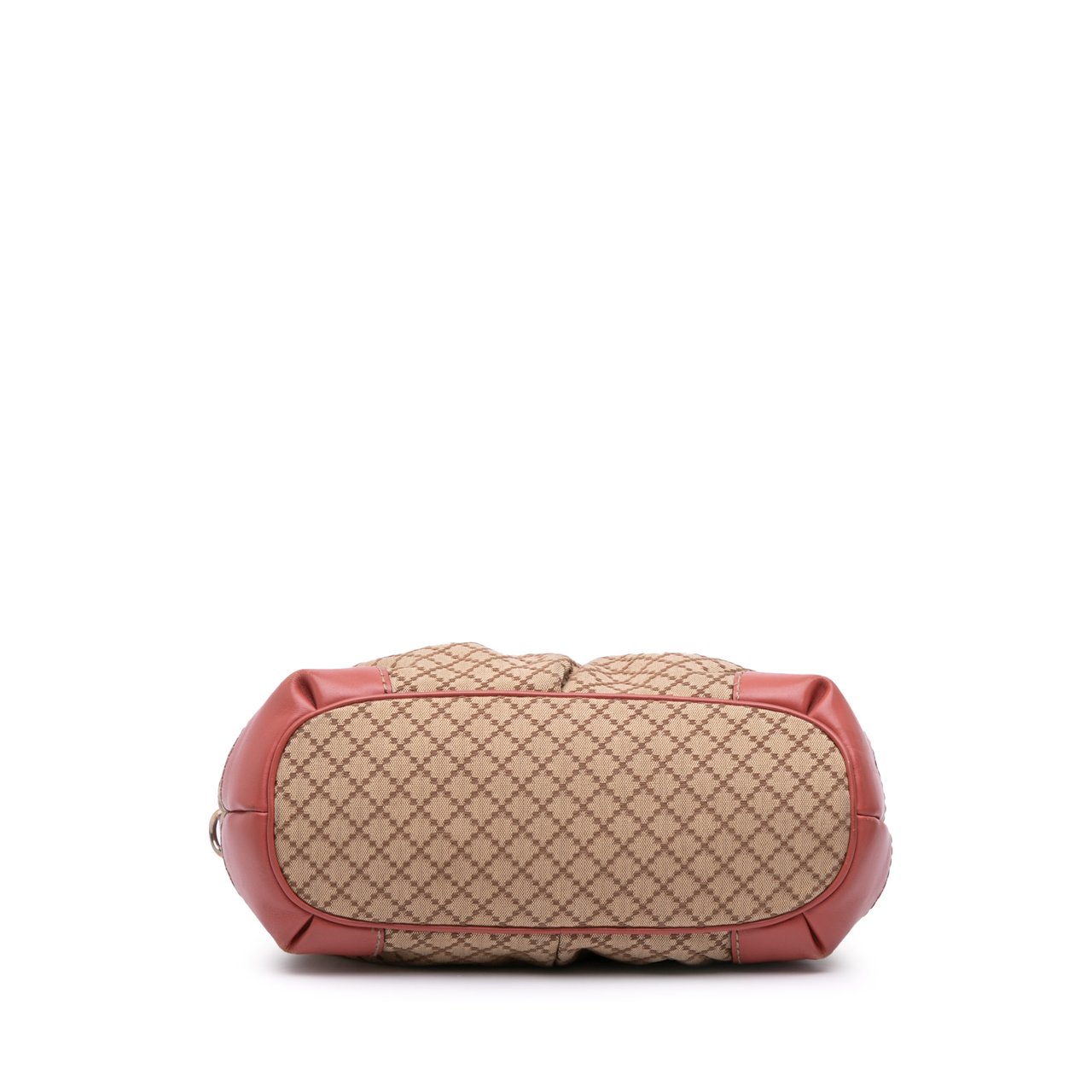 Gucci Diamante Canvas Sukey Satchel Bruin