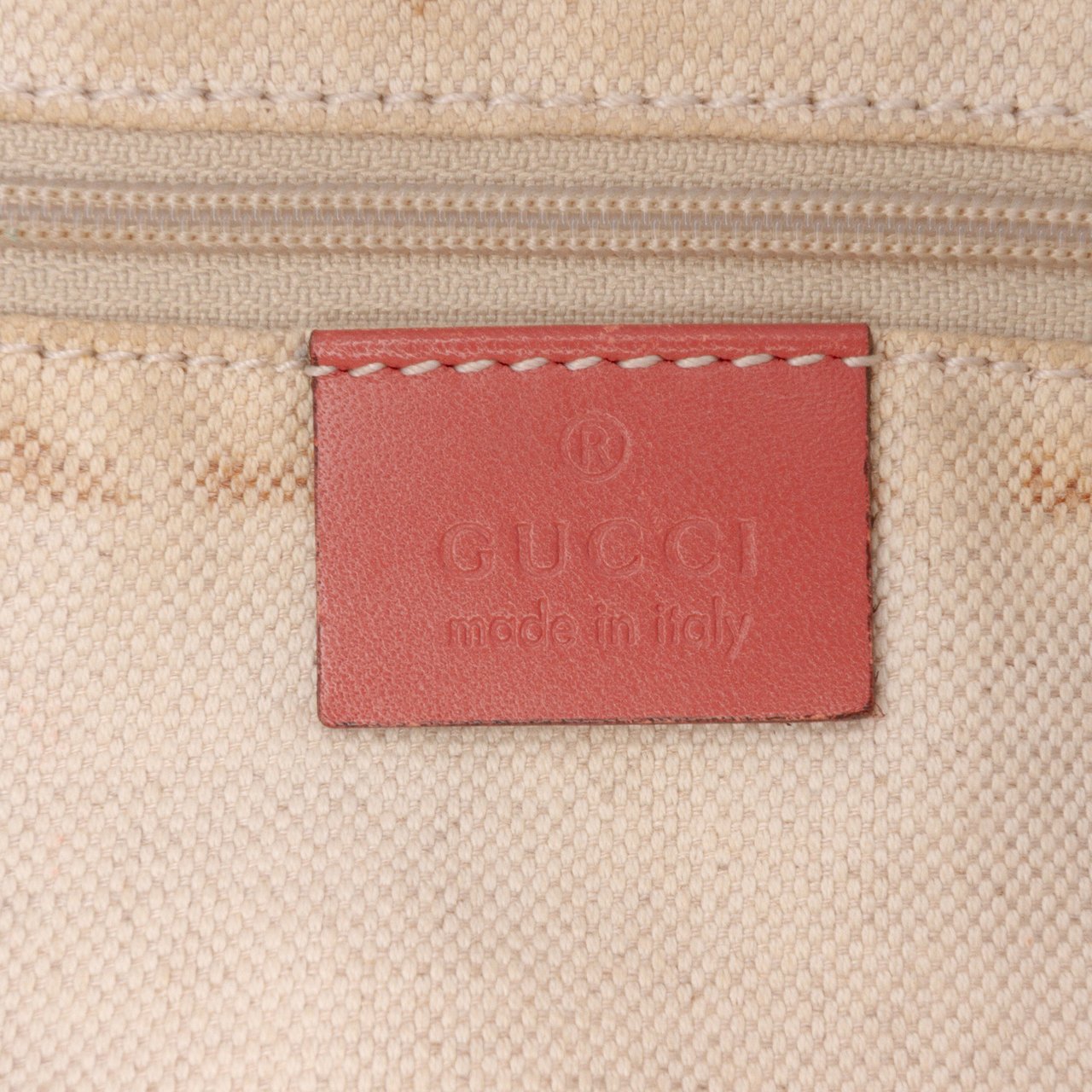 Gucci Diamante Canvas Sukey Satchel Bruin