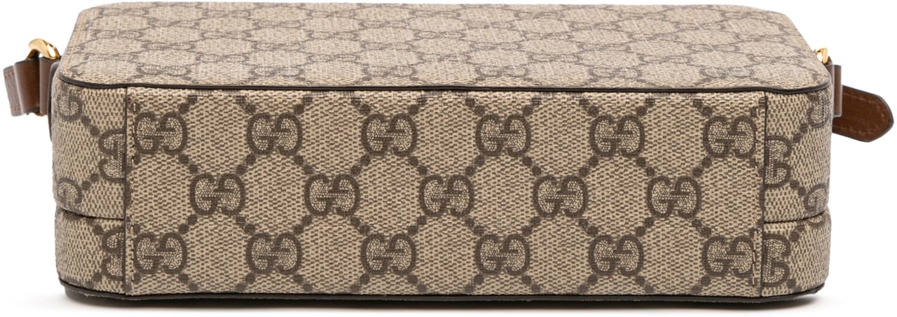 Gucci GG Supreme Interlocking G Crossbody Bruin