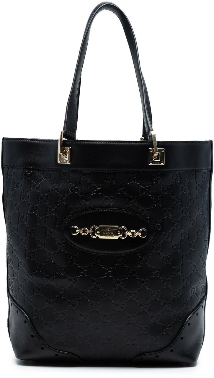 Gucci Guccissima Punch Tote Zwart
