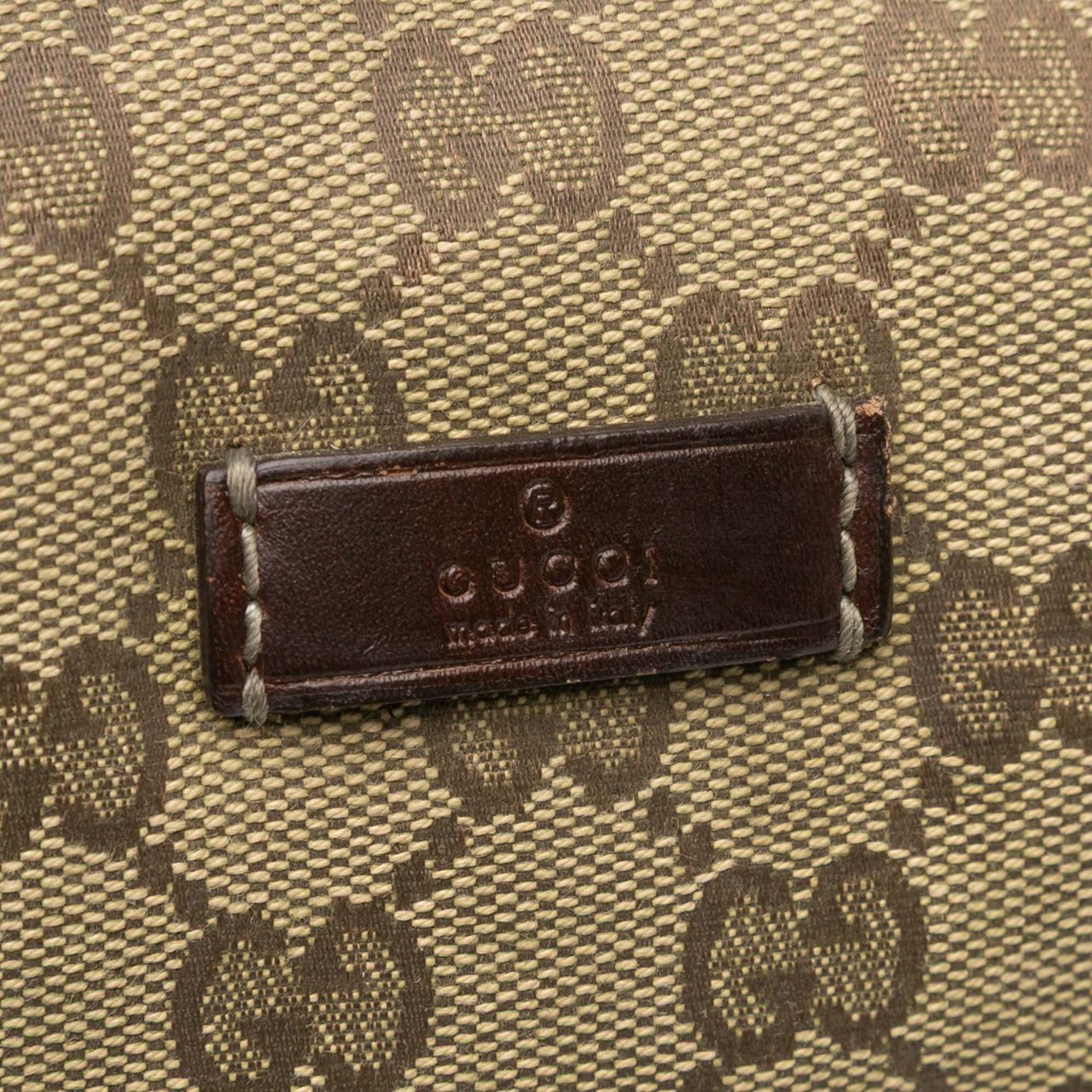Gucci GG Canvas Web Crossbody Bruin