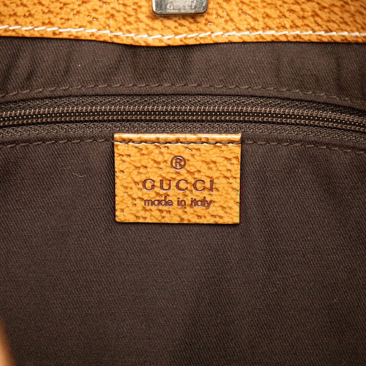 Gucci GG Canvas Tote Bruin