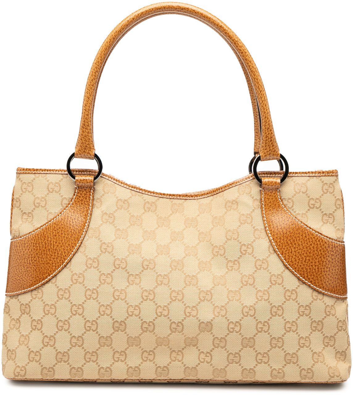 Gucci GG Canvas Tote Bruin