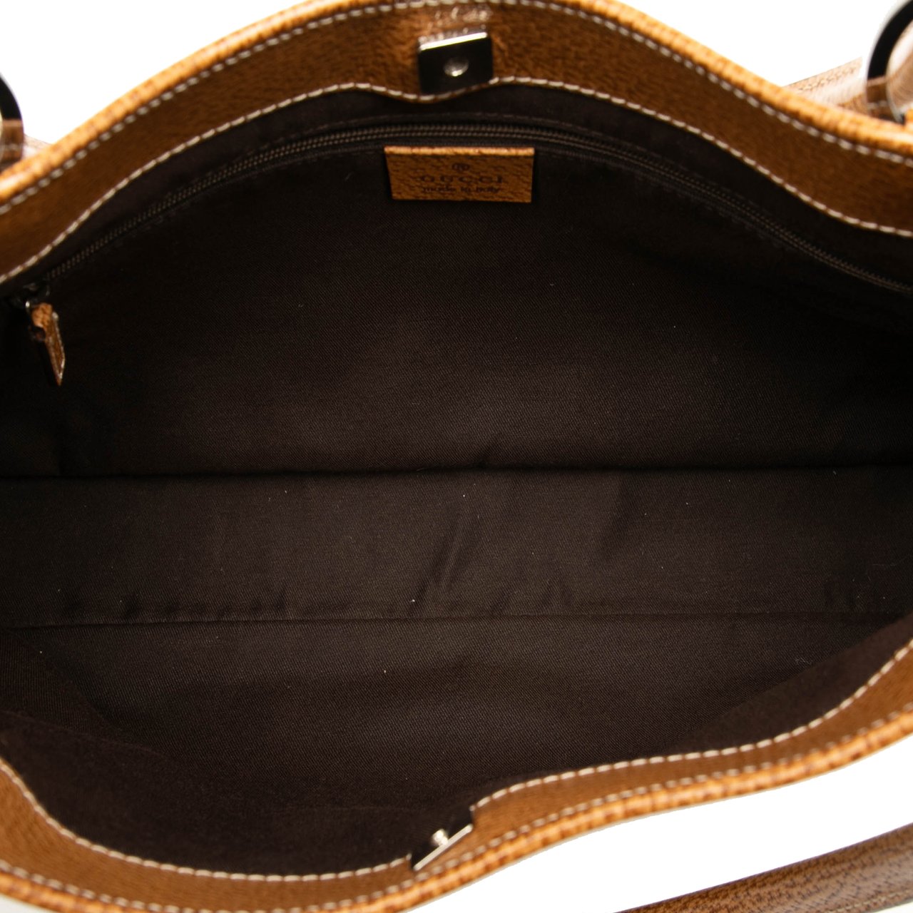 Gucci GG Canvas Tote Bruin