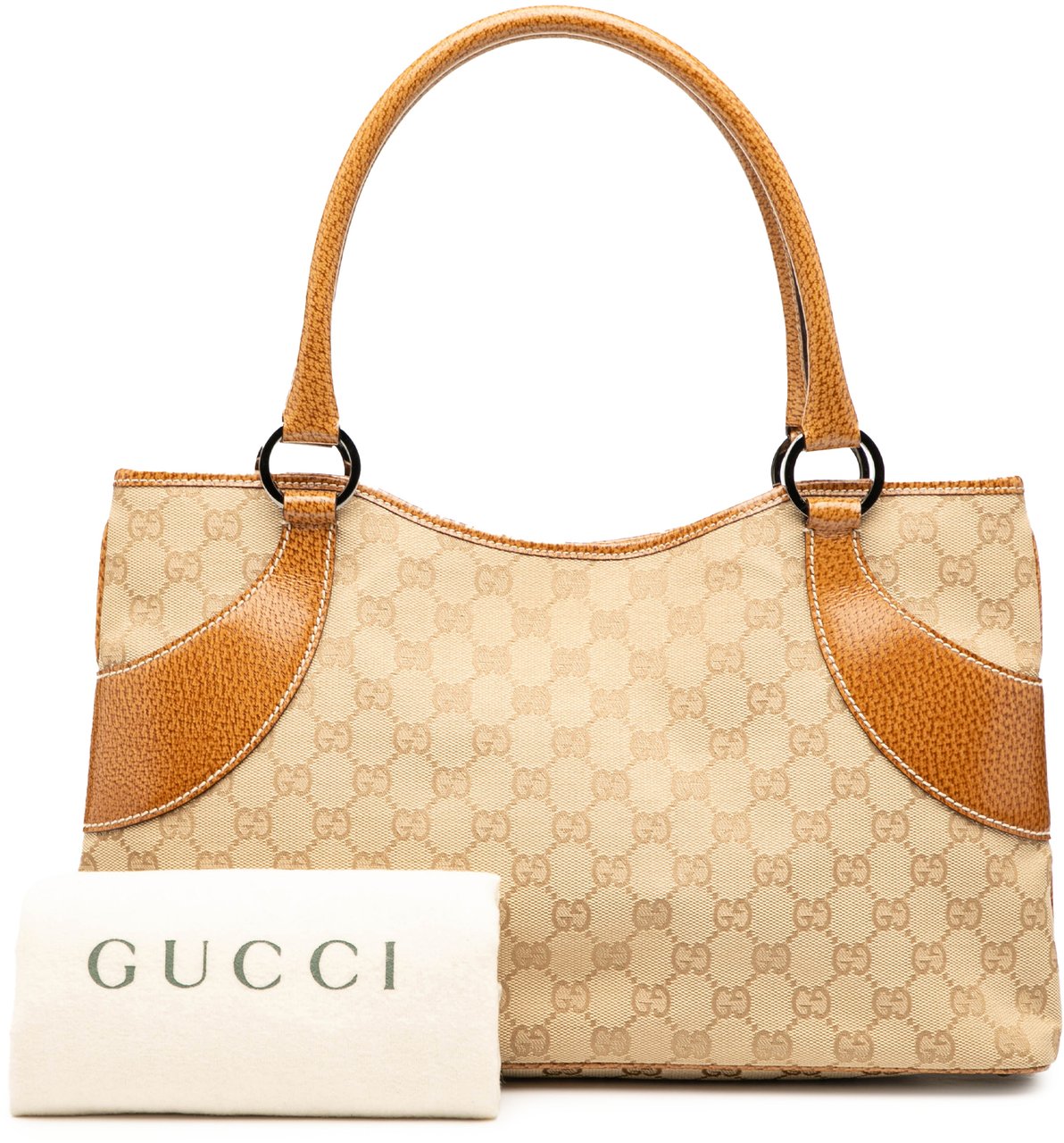Gucci GG Canvas Tote Bruin